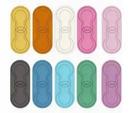 Oval PU Rubber Yoga Mat